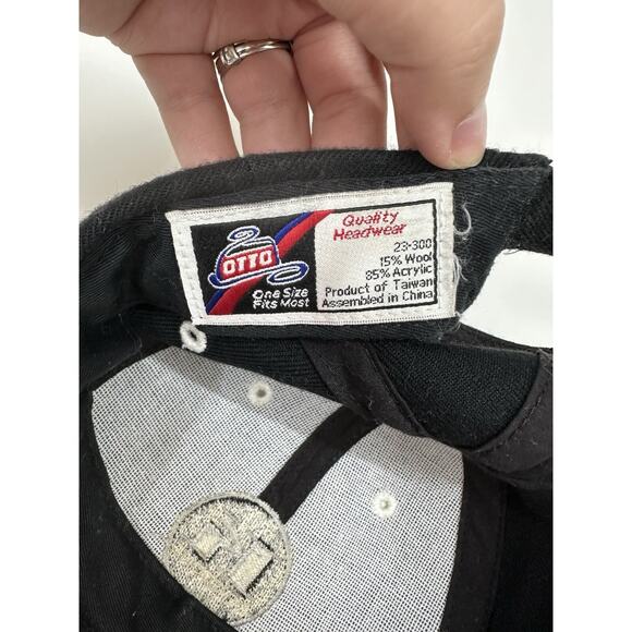 Otto Headwear Baseball Hat Keystone Black Logo Adjustable - Picture 7 of 8